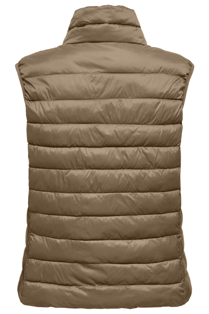 ONLTAHIA LW QUILTED WAISTCOAT OTW N 15351970 COCOA CREME